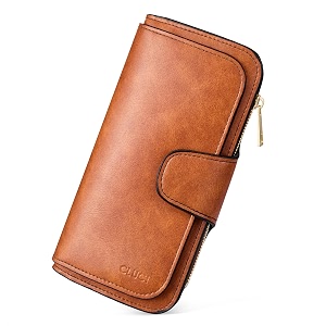 CLUCI Wallet For Women PU Leather RFID