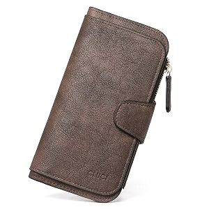 CLUCI Women Wallet Soft Leather Designer Trifold