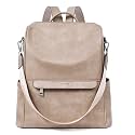 CLUCI Womens Backpack Purse Leather Anti-theft Large Fashion Designer Travel Bag Ladies Shoulder Bags