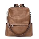 CLUCI Womens Backpack Purse Leather Anti-theft Large Fashion Designer Travel Bag Ladies Shoulder Bags