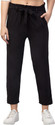 clugenix Slim Fit Women Black Trousers