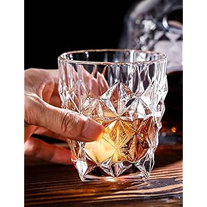 set of 6 glass for dining table water juice glass milkcold drink whiskey cocktail lead-free perfect for home gk whisky5 glass 325ml