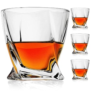 set of 6 glass for dining table water juice glass milkcold drink whiskey cocktail lead-free perfect for home twist whisky glass 300ml