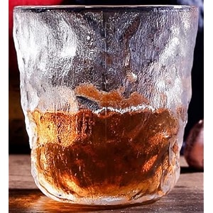set of 6 glass for dining table water juice glass milkcold drink whiskey cocktail lead-free perfect for home texture whiskey glass hq 300ml