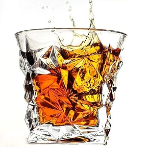 set of 6 glass for dining table water juice glass milkcold drink whiskey cocktail lead-free perfect for home diamond whisky glass 300ml