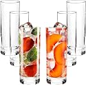 (Set of 6 Glass for Dining Table, Water, Juice Glass, Milk,Cold Drink, Whiskey, Cocktail, Lead-Free, Perfect for Home (Round Glass 300ML)