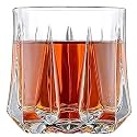 (Set of 6 Glass for Dining Table, Water, Juice Glass, Milk,Cold Drink, Whiskey, Cocktail, Lead-Free, Perfect for Home (Rock Style Glass 350ML)