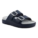 CLYMB Men39s EVA Lightweight Slipper Adjustable