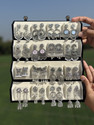 CLYRA Viral 16 pair Oxidised With Folding Jewelley Box Sterling Silver Earring Set