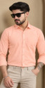 Clyver Men Regular Fit Solid Button Down