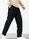Clyver Men Straight Fit High Rise Black