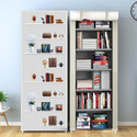 CMerchants 6 Shelf Book Rack Print Metal