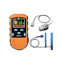 CMI Health Battery-Powered Finger Pulse Oximeter for Adult Spot-Check Use – SpO2 & Pulse Rate Display – Compact Design with Carry Case