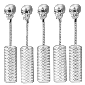 cnb tsa approved travel luggage locks with skull style -steel padlocks with 2 keys for baggage suitcases amp backpacks assorted color pack of 5
