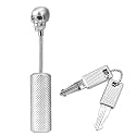 CNB TSA Approved Travel Luggage Locks with Skull Style -Steel Padlocks with 2 Keys for Baggage, Suitcases & Backpacks (Assorted Color) (Pack of 1), Metal