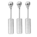 CNB TSA Approved Travel Luggage Locks with Skull Style -Steel Padlocks with 2 Keys for Baggage, Suitcases &amp; Backpacks (Random Color) Pack of 3