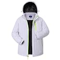 CNBQDD Winter Jackets Mens Skiing Coats Warm Waterproof Ski Snow Coat with Hooded for Cold Weather