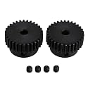 30 Motor Metal Gear Wheel 6mm Hole Diameter Modulus 1 Steel Gear Pack of 2