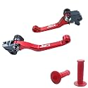 CNC Foldable Brake Clutch Lever Handle Handlebar Grips Set Fit for CRF125F CRF125 F CRF 125 F 2014-2022 Dirt Pit Bike 7/8" 22mm