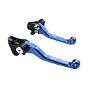 CNC Motorcycle Foldable Brake Clutch Lever Handle for YZ125 YZ250 01-07 YZ250F 01-06 YZ426F YZ450F 01-07 RMZ250 05-06 KX125 06-08 KX250 05-08 KX250F 05-12 KX450F 06-12 Dirt Pit Bike