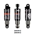 CNC Mountain Bike Rear Shock 120mm 125mm 150mm 165mm 185mm 190mm 200mm, Bicycle Shock Absorber Hydraulic Rear Suspension Shock for Mtb Mtn ebike Dmn.150mm x750lbs
