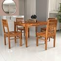 CNC Solid Sheesham Wood 4 Seater Large