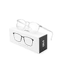 Blue Light Blocking Glasses,Computer Glasses,Anti Eyestrain, Lightweight Frame Eyeglasses,Men/Women… (Crystal)