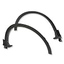 CNNELL 1 Pair Front Fender Flares Compatible with Ford Escape 2013-2017 Front Fender Flare Wheel Opening Arch Textured