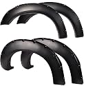 CNNELL 4pcs Fender Flares Compatible with Ford F250 F350 2011-2016 SuperDuty Styleside Models (Only 81.8" / 98.0" Long bed), NOT Fit Dually &amp; Flareside Models Smooth Pocket Rivet Style