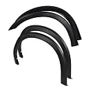 CNNELL Factory Style Fender Flares Compatible with Ford F250 F350 1999 2000 2001 2002 2003 2004 2005 2006 2007 Super Duty, Not fit Dually Model, Wheel Cover Guard Textured 4pcs