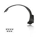CNNELL Fender Flare Molding Compatible with Ford Explorer 2011-2015 Wheel Opening Arch Trim Textured Front Left