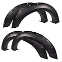 CNNELL Fender Flares Compatible with Ford F150 2004-2008 with 66.0"/67.0"/78.0"/96.0" Bed Length(Not Fit Heritage), Front Rear Fenders Smooth Matte Black Finish Pocket Rivet Style 4pcs