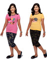 CNT Kids Nightwear Girls Printed Cotton Blend