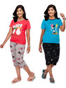 CNT Kids Nightwear Girls Printed Cotton Blend