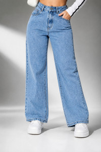 cnw Straight Fit Women Light Blue Jeans