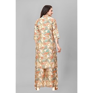 Co-ord Set for Women Printed Straight Kurta