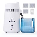 CO-Z 6L Water Distiller, Larger 1.6 Gal Countertop Home Distillers, Distilling Pure Water Machine for Home Table Desktop, Distilled Water Making Machine, Water Purifier to Make Clean Water for Home