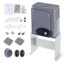 CO-Z Automatic Gate Opener with Wireless Gate Opener Keypad, 280W Sliding Door Opener Kit for 1400lb Doors, Smart Driveway Sliding Gate Opener with 20ft Driven Chain