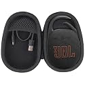 co2CREA Hard Carrying Case for JBL Clip 5 Portable Mini Speaker, Black