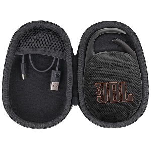 co2crea hard carrying case for jbl clip 5 portable mini speaker black
