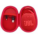 co2CREA Hard Carrying Case for JBL Clip 5 Portable Mini Speaker, Red