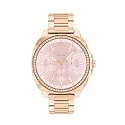 Coach Kitt Qtz Multifunction Blush Tonneau Dial