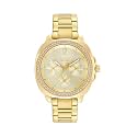 Coach Kitt Qtz Multifunction Gold Tonneau Dial