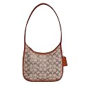 Coach Curve Zip Bag in Signature Jacquard