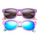 COASION Kids Polarized Sunglasses Age 3-9 Flexible Shades UV Protection