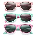 COASION Kids Polarized Sunglasses Age 3-9 Flexible Shades UV Protection
