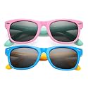COASION Kids Polarized Sunglasses Age 3-9 Flexible Shades UV Protection