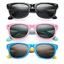 COASION Kids Polarized Sunglasses Age 3-9 Flexible Shades UV Protection