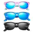 COASION Kids Polarized Sunglasses Age 3-9 Flexible Shades UV Protection