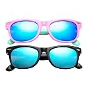 COASION Kids Polarized Sunglasses Age 3-9 Flexible Shades UV Protection